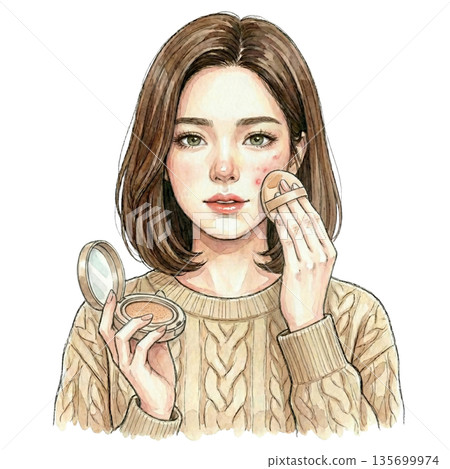 女人隱藏痤瘡 135699974