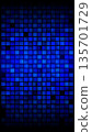 Blue digital grid background with glowing square shapes, abstract pattern for technology 135701729