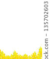 水彩風格油菜花框 135702603