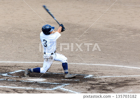 High school baseball batter 135703182