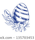 egg, easter, rabbit 135703453