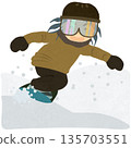 people who enjoy snowboarding 135703551
