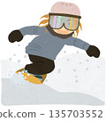 people who enjoy snowboarding 135703552