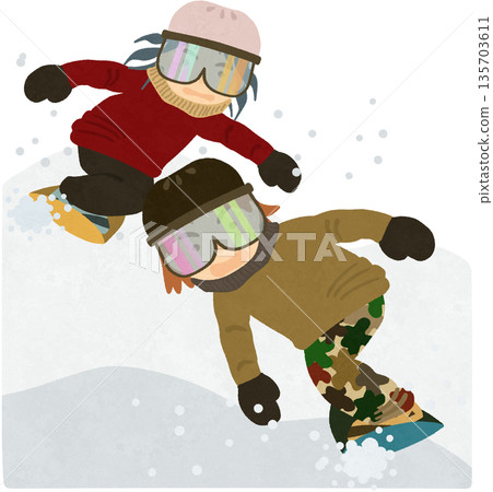 喜歡單板滑雪的人 喜歡單板滑雪的人 135703611