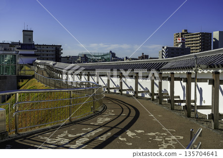宇都宮城遺址公園,土牆,栃木縣宇都宮市 宇都宮城遺址公園,土牆,栃木縣宇都宮市 135704641
