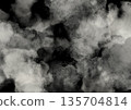 A spooky, hazy, horror background image in black and grey 135704814