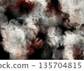 A creepy, hazy, and dark red burnt horror background image 135704815