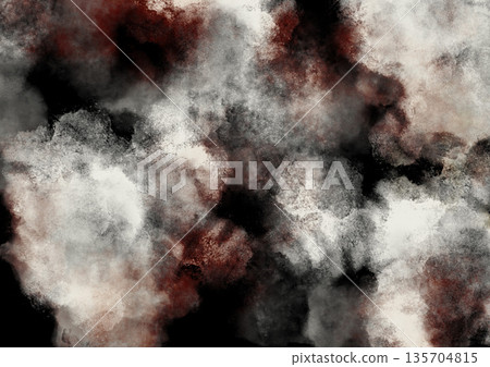 A creepy, hazy, and dark red burnt horror background image 135704815