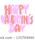 Happy Valentine letter 135704840
