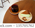 korean dessert on wooden table 135705762