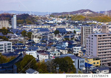 View of Fukuyama city from Fukuyama Castle View of Fukuyama city from Fukuyama Castle 135706474