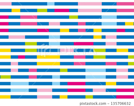 幾何圖案邊框 藍白 135706632