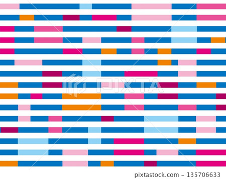 幾何圖案邊框 藍白 135706633