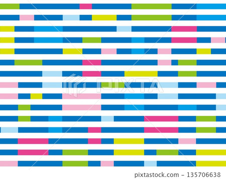 幾何圖案邊框 藍白 135706638