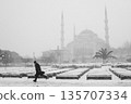 白雪皚皚的伊斯坦堡 135707334