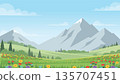 Peaceful Spring Hills and Meadows 135707451