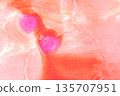 Two connected hearts 135707951
