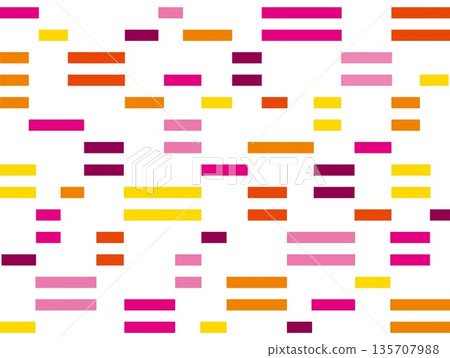 Geometric pattern, squares, white background, pink, orange Geometric pattern, squares, white background, pink, orange 135707988