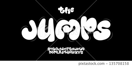 Plump Bold Font Logo Alphabet Playful Balloon Letter Set Modern Typography, Creative Typographic Design Funky Title Bubble Gum Headline Bouncy Type Logotype. Blob Graffiti Fonts. Vector Typeface Plump Bold Font Logo Alphabet Playful Balloon Letter Set Modern Typography, Creative Typographic Design Funky Title Bubble Gum Headline Bouncy Type Logotype. Blob Graffiti Fonts. Vector Typeface 135708158