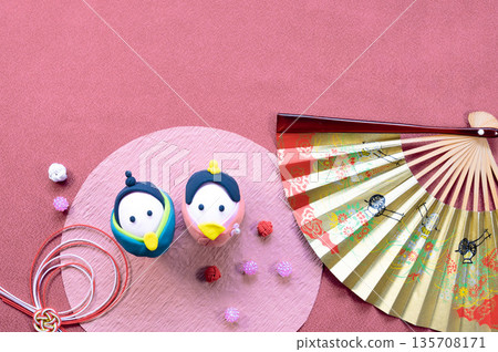 粉紅色背景的雛祭圖片 粉紅色背景的雛祭圖片 135708171