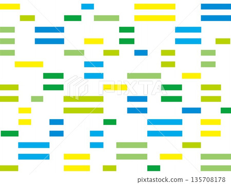 Geometric pattern, square, white background, blue, green Geometric pattern, square, white background, blue, green 135708178