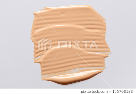 Skin foundation or makeup base. Cosmetic product. Skin foundation or makeup base. Cosmetic product. 135708188