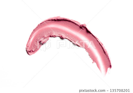 Lipstick sample on a white background 135708201