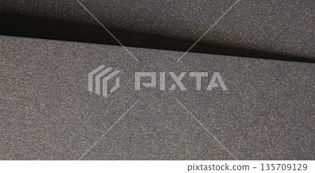 Chic black paper texture with stylish surface and rich color. Modern minimalistic design with dark 135709129