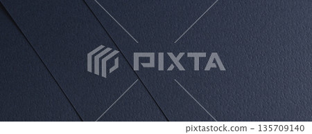 Dark blue matte paper texture with a sleek, premium finish, featuring simple geometric lines and an 135709140