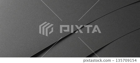 Designer paper in grey silver tones with surface. Abstract modern style in chic space layout and 135709154