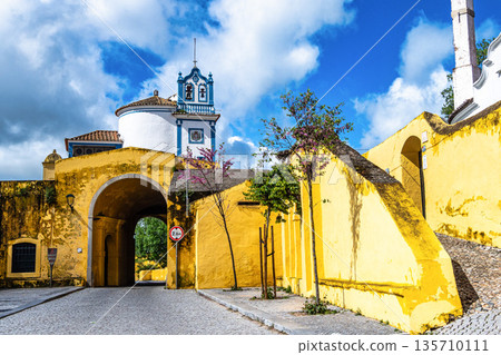 The Chapel of Our Lady of Conceicao in Elvas, Portugal. It features intricate azulejos and religious art. 135710111