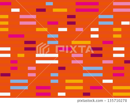 Geometric pattern, square, orange 135710278
