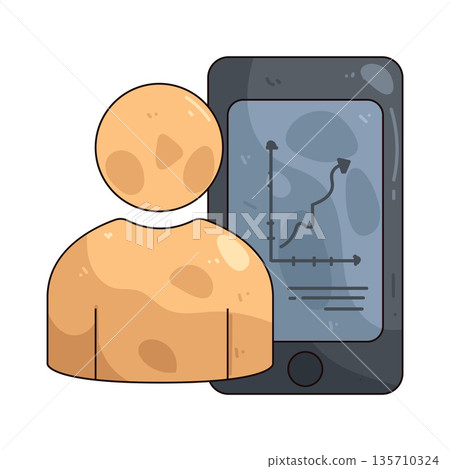 illustration of customer strategy 135710324