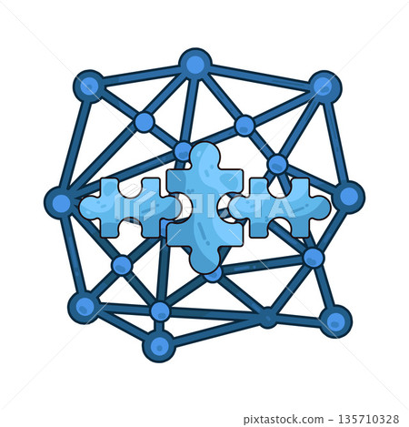 illustration of networking strategy illustration of networking strategy 135710328