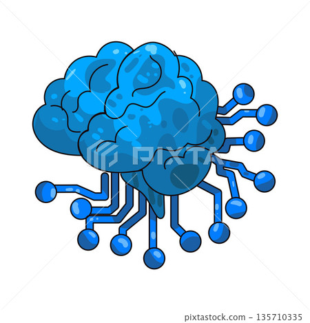 illustration of AI strategy illustration of AI strategy 135710335