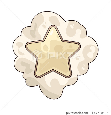 illustration of soft star illustration of soft star 135710396