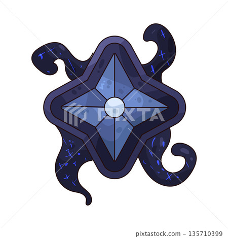 illustration of mystic star 135710399