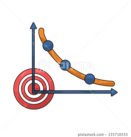 illustration of goal strategy illustration of goal strategy 135710555