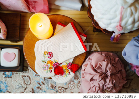 Decorations for the Korean First Birthday Party. Decorations for the Korean First Birthday Party. 135710989