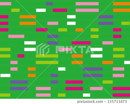 Geometric pattern, square, green 135713873
