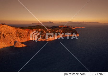Sunset on Porto Katsiki beach 135717076