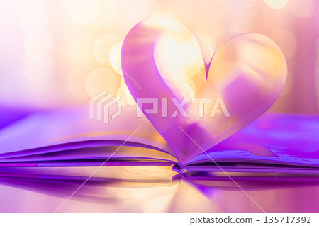 Romantic pastel pink and purple Valentine Day heart shape with gold accents, panoramic banner, glowing bokeh lights, dreamy love background, elegant holiday design Romantic pastel pink and purple Valentine Day heart shape with gold accents, panoramic banner, glowing bokeh lights, dreamy love background, elegant holiday design 135717392