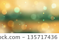 Golden and teal bokeh background with soft shimmering light particles and dreamy golden glows for festive celebration and luxury brand design 135717436
