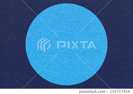 Dark blue paper texture background with turquoise circle and copy space for banner, presentation, template Dark blue paper texture background with turquoise circle and copy space for banner, presentation, template 135717454