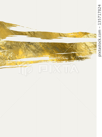 Vector White and Gold Design illustration 135717824