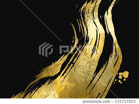 Vector Black and Gold Design illustration Vector Black and Gold Design illustration 135717825