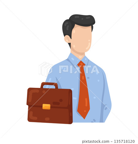 Illustration of businessman  135718120
