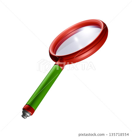 放大鏡（也可用於搜尋影像）透明材料 135718554