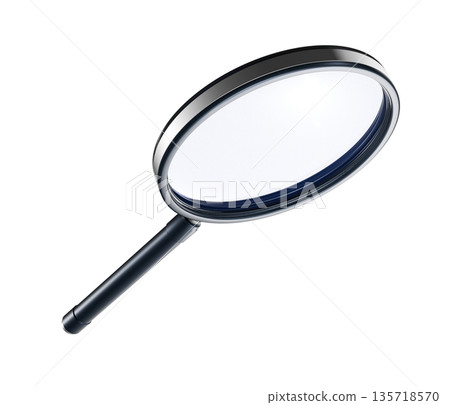Magnifying Glass (Search Image) Transparent Material Magnifying Glass (Search Image) Transparent Material 135718570