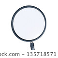 Magnifying Glass (Search Image) Transparent Material 135718571